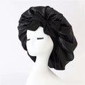 Bonnet en satin noir- Lot de 2| Orynea Hair care